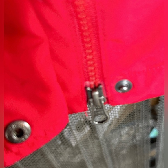 Land’s End | Women’s Red Mid-Length Fleece Lined Jacket w/Toggle Buttons, Size L - Picture 6 of 16